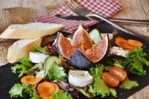 Salad Figs Cheese Goat Cheese Appetizer Starter