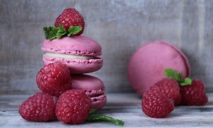 Macarons Raspberries Pastries French Pastries